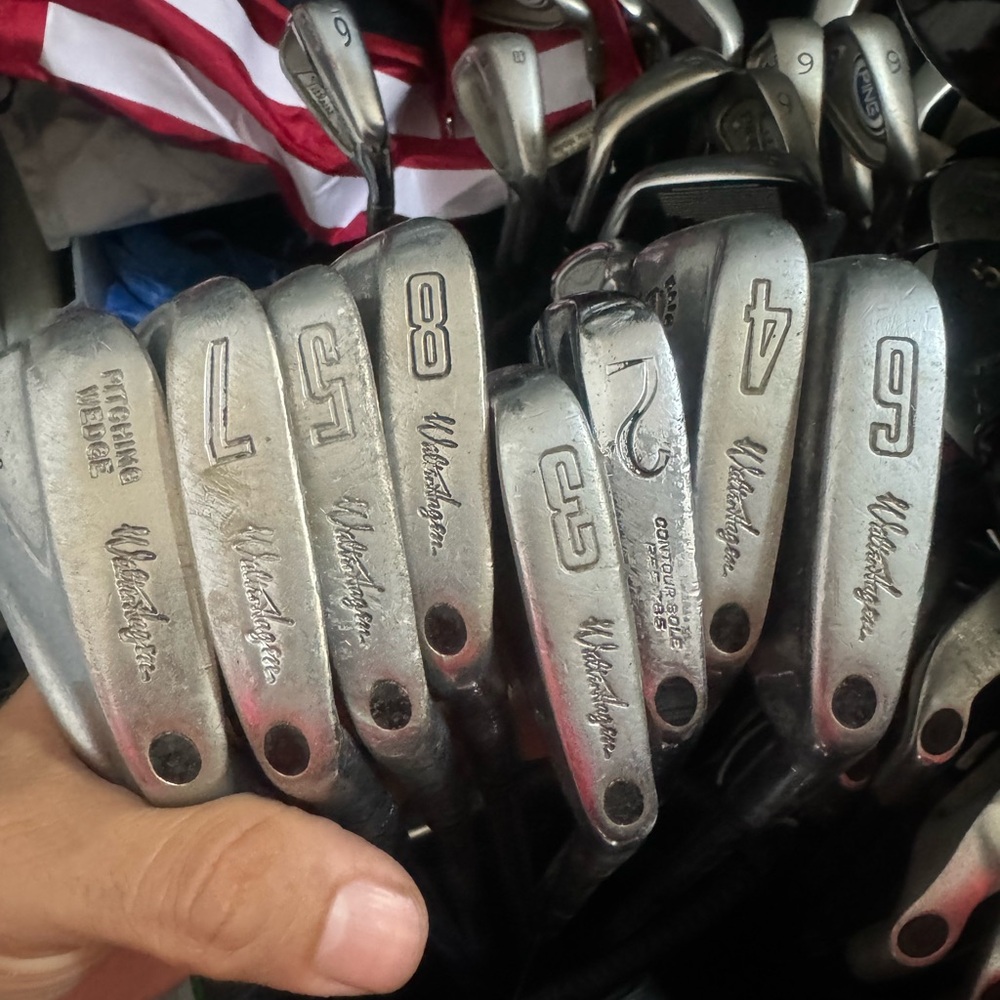 Haig ultra 8 pc iron set by Walter Hagen in RH
Steel shafts Haig ultra 8 pc
